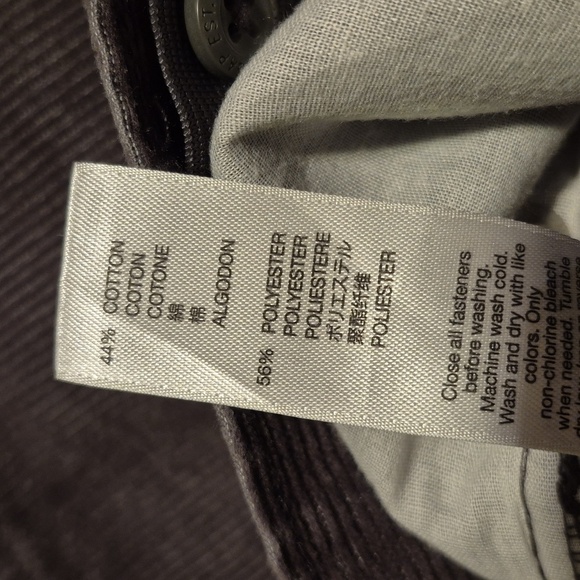 Gap kids boys size 7 gray corduroy pants, adjustable waist EUC - Picture 6 of 6